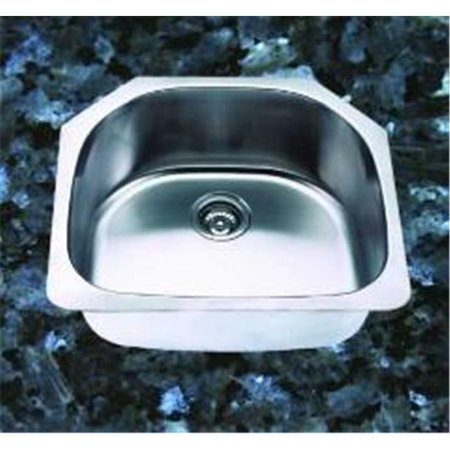 SFC SFC SM2421 Undermount Single Bowl Kitchen Sink; 23.25 x 20.875 x 9 in. SM2421